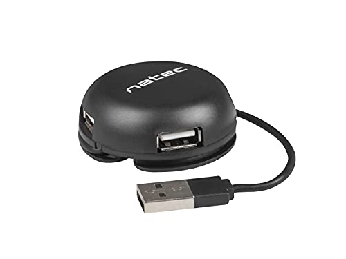 Natec Hub Bumblebee 4 Puertos Usb 2-0 Negro