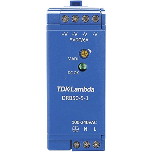 Tdk -Lambda Drb-50-5-1 - Alimentatore Per Guida Din (Din-Rail) 5 V/Dc 2,5 A, 30 W, 1 X