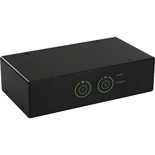 Inline 21702 Switch Kvn, 2 Porte, Usb 3 Dvi Audio, Hub Usb 3.0, Kit Cavi Inclusi, Nero