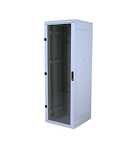 Triton 19" Delta S Rack 22U/600X600, Glass Grey Rack Libera Installazione Grigio