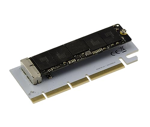 Kalea-Informatique Adattatore Pcie X4 X8 X16 Per Unità Ssd Mac A 12+16 Pin Prodotte Dopo Il 2013, Per Leggere E Scrivere Su Un'Unità Ssd Mac Da Una Po
