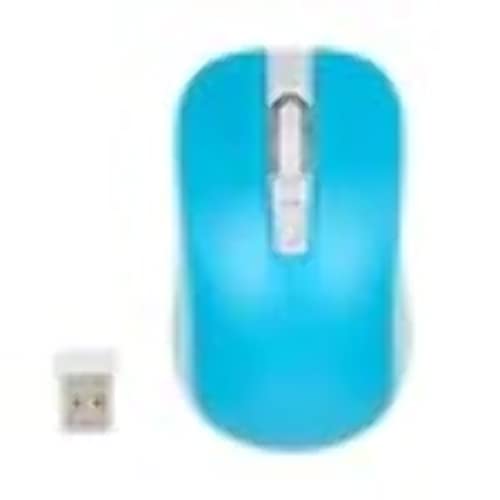 Ibox Loriini Rf Ottico Wireless 1600Dpi: Blu, Bianco Ambidextro-Mouse Ottico Rf, Wireless, Pressed Buttons, Rueda, Ottico, Batterie, Pc/Computer Porta