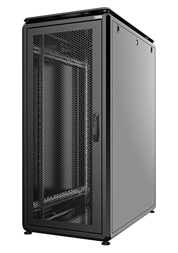 Techly Professional 364712 Armadio Server Rack 19" 800X1200 42U Nero Porta Grigliata Serie Evolution Ventilato Nero