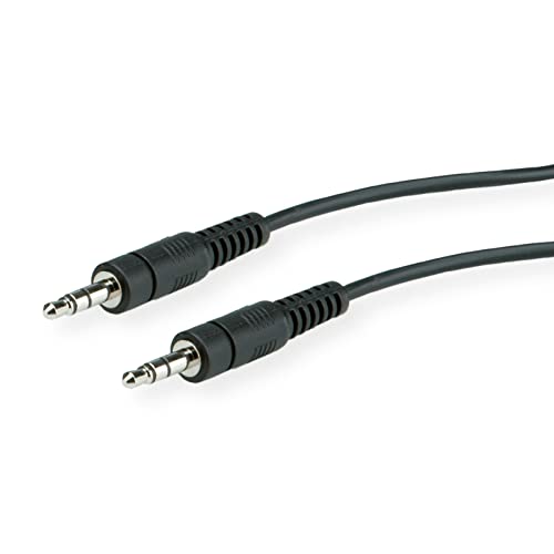 Roline 3.5Mm Av Cable St/St 1M Cavo Audio Nero