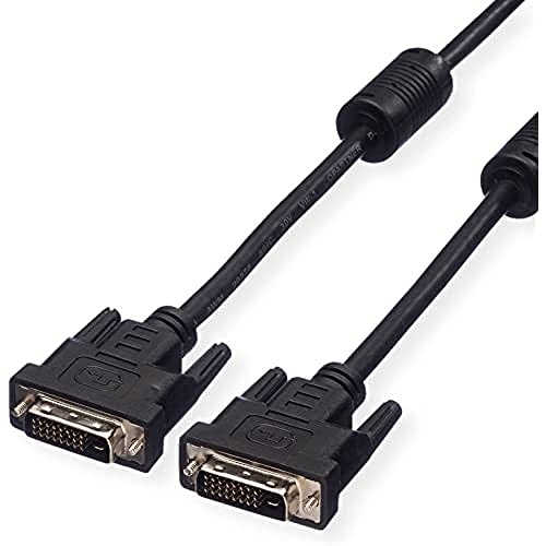 Value Cavo Monitor Dvi M/M (24+1) Dual Link Nero 1M