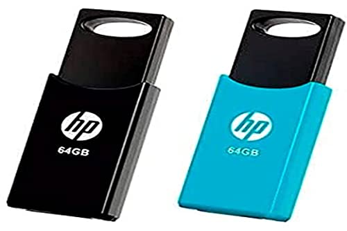 Pack 2 Pendrive 64Gb Usb 2.0 V212W Negro/Azul