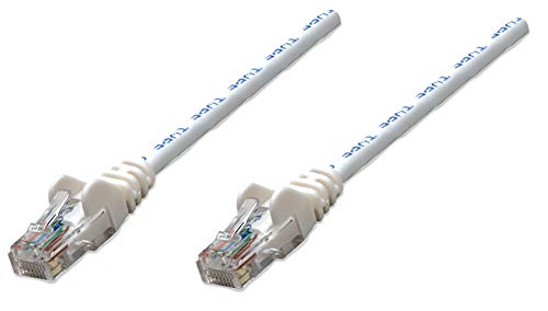 Intellinet Network Cable, Cat5E, Utp White, 320733 (White Rj-45 Male/Rj-45 Male, 100 Ft. (30.0 M), White)