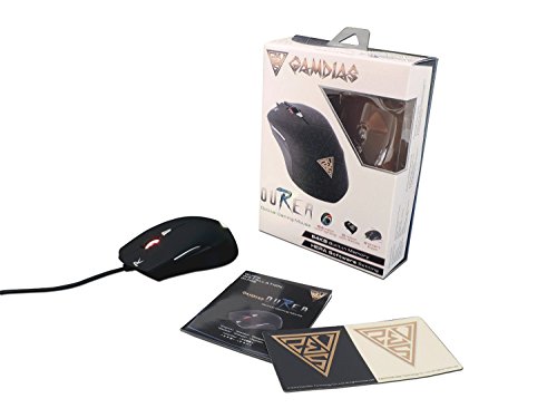 Gamdias Ourea Usb Optical 2500Dpi Right-Hand Black - Mice (Usb, Gaming, Pressed Buttons, Wheel, Optical, 2500 Dpi)
