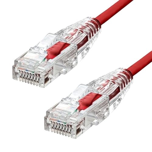 Proxtend Slim U/Utp Cat6A Lszh Awg 28 Red 30Cm