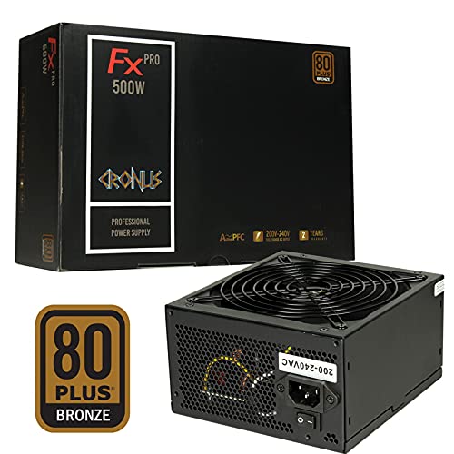 Cronus Evo Labs -500Atv Alimentatore Per Computer 500 W 20+4 Pin Atx Nero