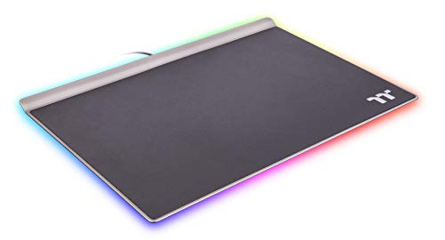 Thermaltake Argent Mp1 Rgb Alfombrilla De Ratón Para Juegos Negro, Titanio
