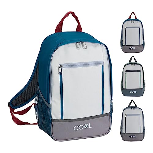 Koopman International Nevera Tipo Mochila Con 2 Compartimentos 10L 36X23X15Cm Colores Surtidos, Nero, Taglia Unica