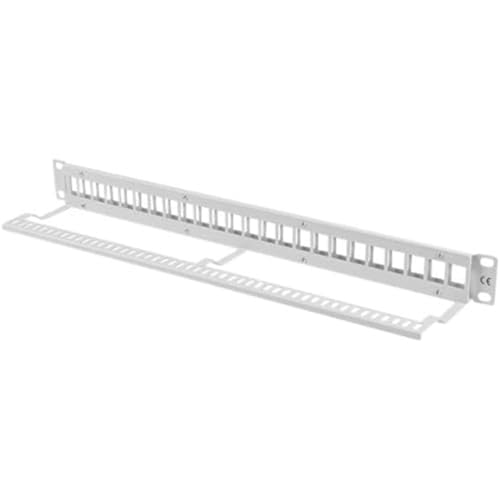 Lanberg Patch Panel Blank 24 Puertos 1U Para Mã“Dulos Keystone Grey