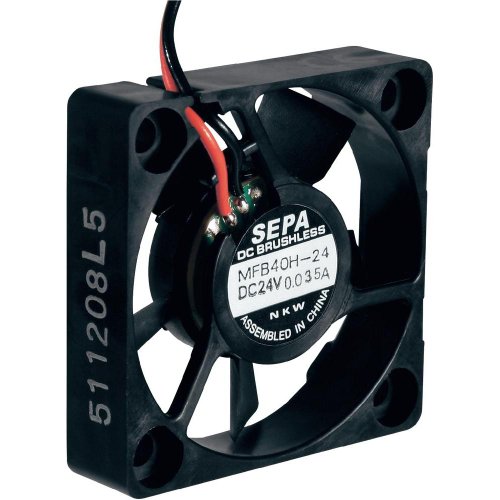 Sepa Mfb40H12 - Ventilatore Assiale, 12 V/Dc, 185 L/Min, 40 X 40 X 10 Mm