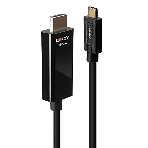 Lindy 43315 Video Cable Adapter 5 M Usb Type-C Hdmi Type A (Standard) Black