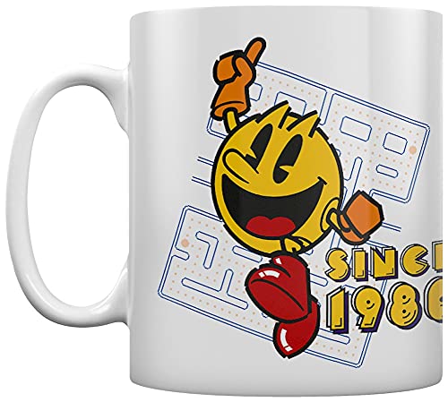 Pyramid International Pac-Man (Since 1980) Coffee Mug Taza De Café, 5.3 Cubic_Centimeters, Acrylic, Cranberry