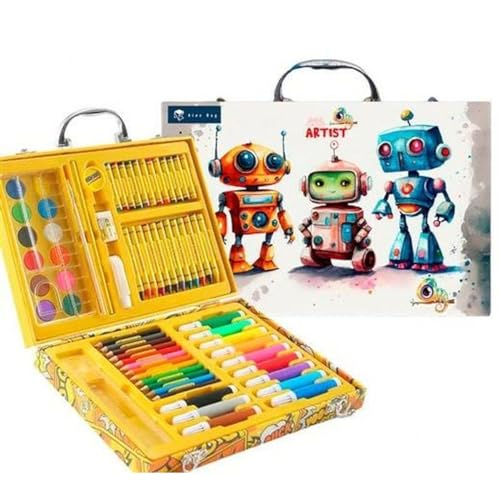 Roymart Set Di Pittura Robot 68 Pezzi Multicolore