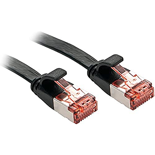 Cavo Di Rete U/Ftp Cat.6 Flat, Nero 1M