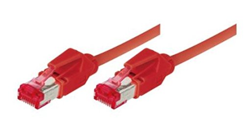 Tecline Patchkabel S/Ftp, Pimf, Cat 6, Rot, 0,5 M