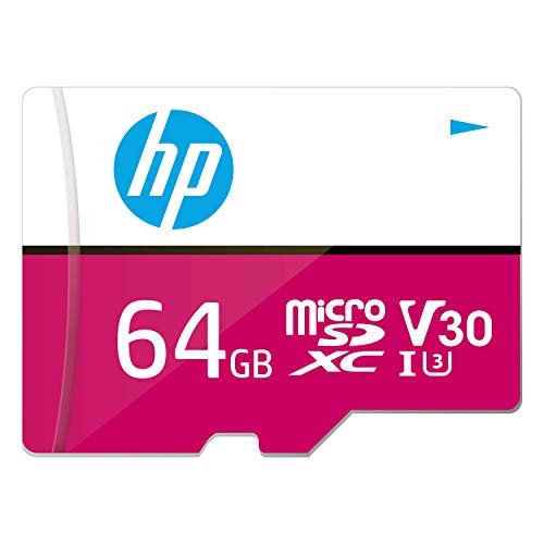 Hp Scheda Di Memoria Microsdxc 64Gb, U3, V30 Per Video 4K, Con Adattatore Sd