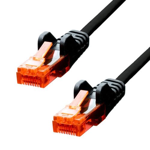 Proxtend U/Utp Cat6 Pvc Awg 26 Cca Black 25Cm