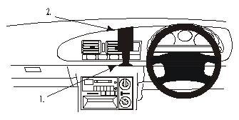 Brodit Proclip 652741 Center Mount Per Holden Calais 95 – 97