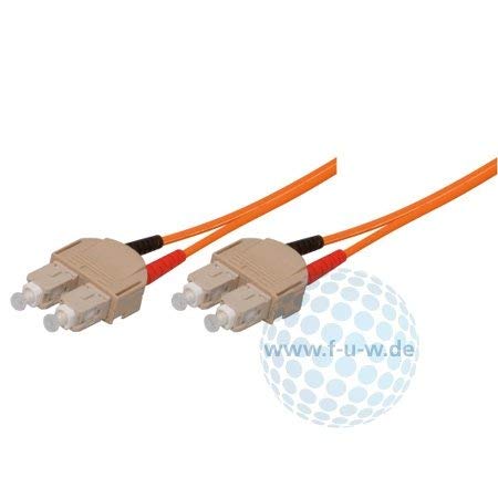 Tecline 76901 Om1 Cavo In Fibra-Ottica (62,5/125 Μm, 1,0 M) Arancione