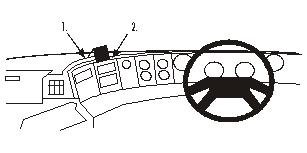 Brodit Proclip 651940 Center Mount Per Scania 3-Series 89 – 89