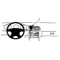 Brodit Proclip 852179 Staffa Per Auto Ad Incastro, Angled Mount
