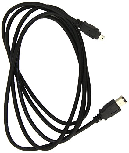 Max Value Cavo Di Rete Ieee 1394, Maschio 6 Pin - Maschio 4 Pin, 2 M, Colore: Nero