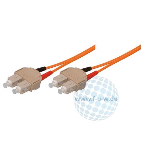 Tecline 75910 - Cavo Lwl In Fibra Om2, 10/125 Micrometri, 5 M, Colore: Arancione