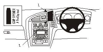 Brodit Proclip 652959 Center Mount Per Nissan Pathfinder 01 – 04