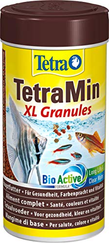 Tetramin Xl Granules Mangime Per Pesci Sotto Forma Di Granuli Fini Per Pesci Ornamentali D'Acqua Dolce Di Taglia Grande, 250 Ml