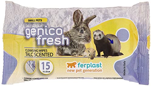 Ferplast Accessori Roditori Ferplast Genico Fresh 15 Small Pets Salviette Umidificate