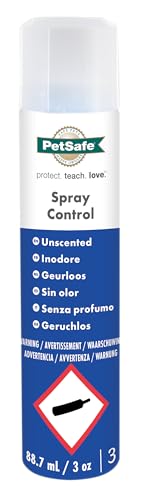 Petsafe Spray Control Refill Lattina Anti Abbaia, Formazione Per Cani, 88 Ml Di Deterrente Spray Anti Abbaiamento, Formula Senza Macchia, Senza Profum