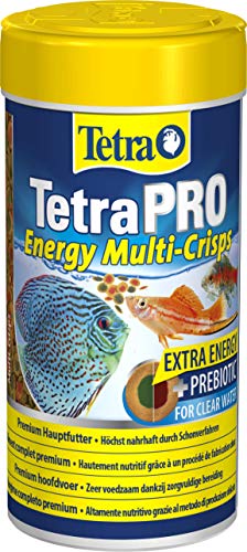 Tetra Pro Energy Multi-Crisps 250 Ml - Mangime Completo Di Qualità Superiore Con Valori Nutrizionali Eccellenti, Concentrato Di Energia Extra Aumenta