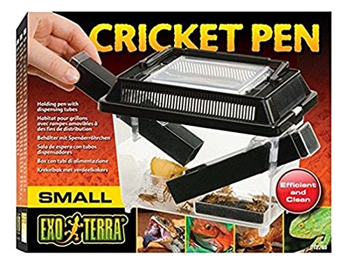 Exo Terra Pt2287 Cricket Box Con 3 Tubi + 2 Spugne