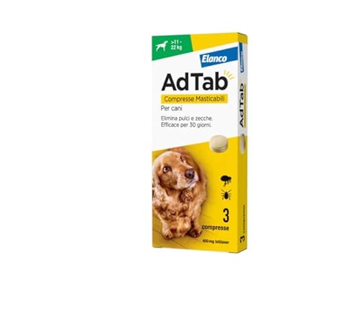 Adtab*3 Compresse Mast. Cani 450 Mg 11-22 Kg
