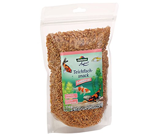 Dehner Aqua Stagno Pesce Cibo Snack, Gammarus, 110 G