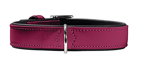 Collare Softie, 60Lampone/Nero, Salilpelle