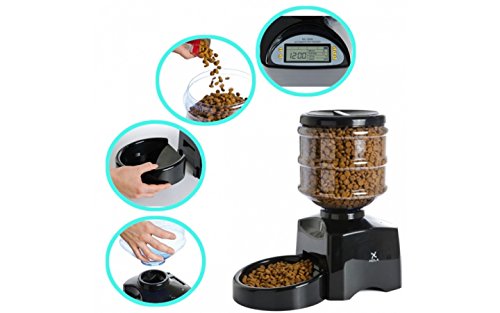 Camon Mangiatoia Automatica Per Animali Domestici - Dispenser Di Cibo Per Cani - Programmabile - Con Registratore Vocale - "Big Self Food"