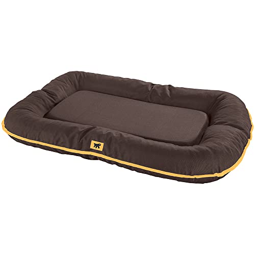 Ferplast Cuccia Cane Cuscino Cane Cane Taglia Grande Tessuto Antigraffio Lavabile A Mano A 30° Materassino Cane Impermeabile 120 X 80 X 13,5 Cm.Marron