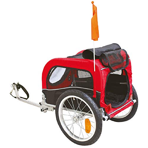 Croci Cargo Bike – Rimorchio Da Bicicletta E Passeggino Per Cani – Pratico Trasportino Cane Bici Spazioso E Comodo - Lungo 116 Cm Per Cani Di Peso Fin