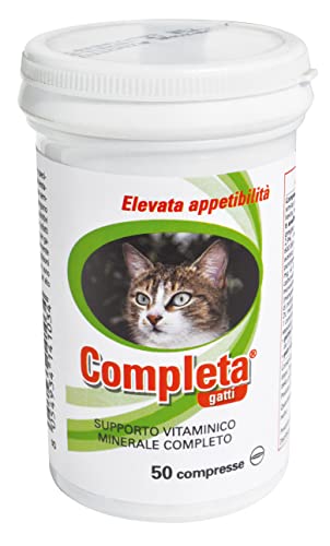 Completa Gatti - 3Bf - Mangime Complementare In Compresse Per Gatti - Supporto Convalescenza E Debilitazione 25 G - Trebifarma