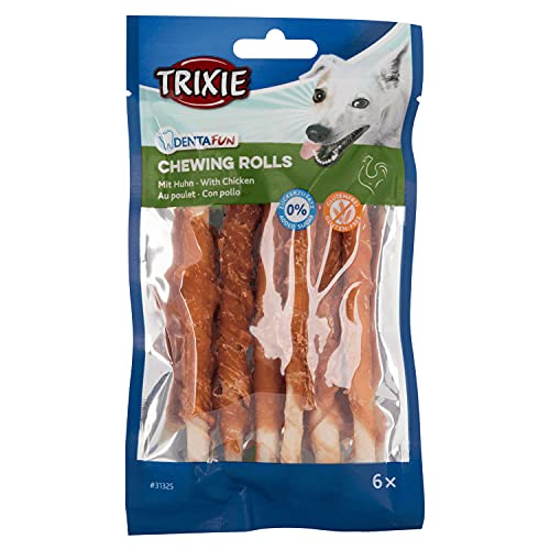 Trixie Denta Fun Chewing Sticks With Chicken, 6 Sticks 70G