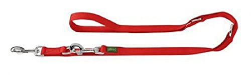 Guinzaglio Da Passeggio Regolabile Extra Long 25/300Nylon Rosso