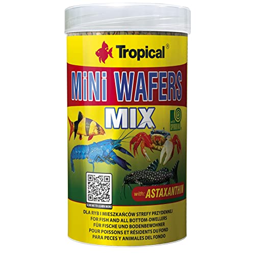 Tropical Mini Wafers Mix 250Ml / 138G - Per Pesci E Animali In Generale Che Vivono Sul Fondo