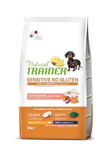 Natural Trainer Sensitive No Gluten Cibo Per Cani Adulti Con Salmone - 2Kg