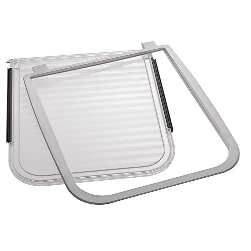 Ferplast Portina Di Ricambio Per Gatti Gattaiola Porta Basculante Swing 15 Taglia Grande, Bianco