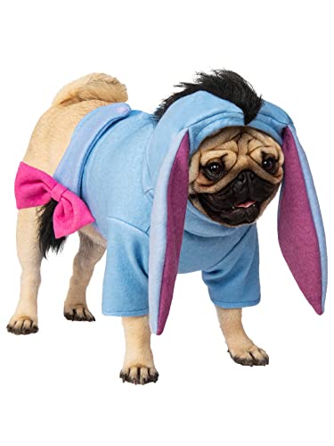 Rubie'S Unisex Adulto Disney: Winnie The Pooh Pet Costume, Eeyore Party Goods, Eeyore, S Neck 12 Circonferenza 17 Indietro 11 Us